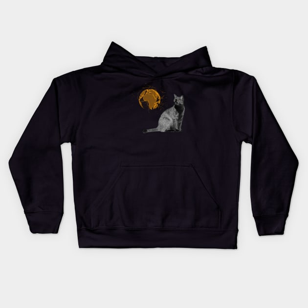 Cats Rule The World Kids Hoodie by AngelsWhisper